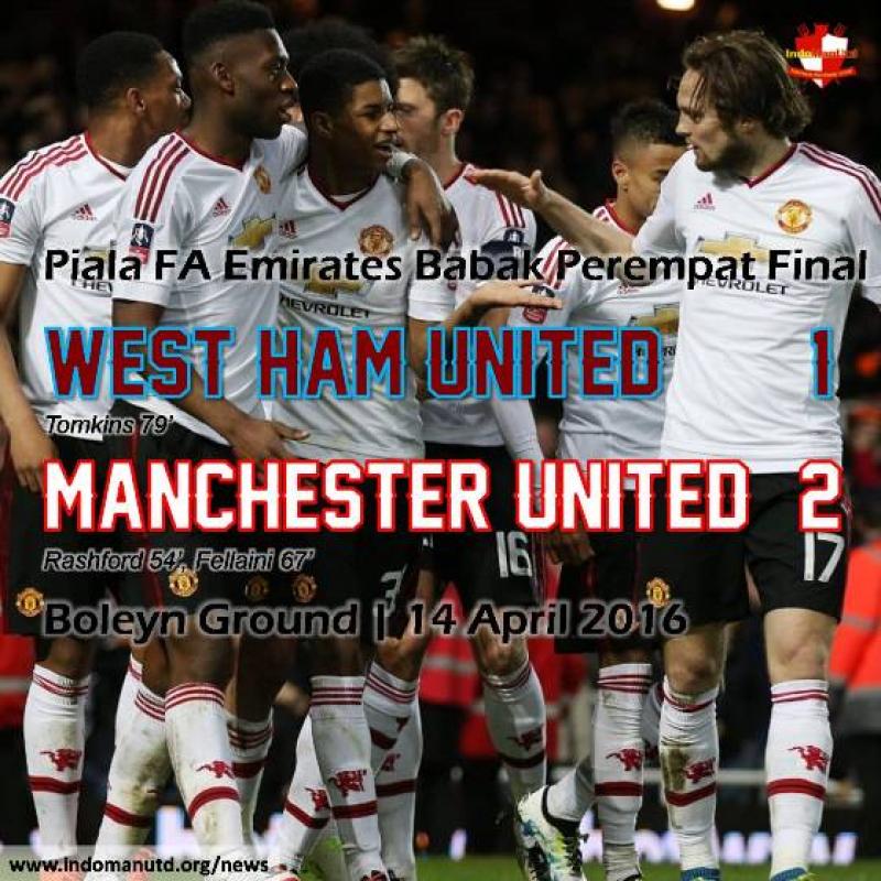 Review: Piala FA - West Ham United vs Manchester United